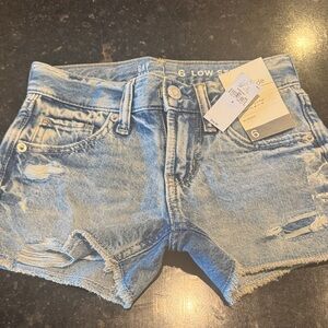 Gurls size 6 Gap Blue Denim Shorts NWT